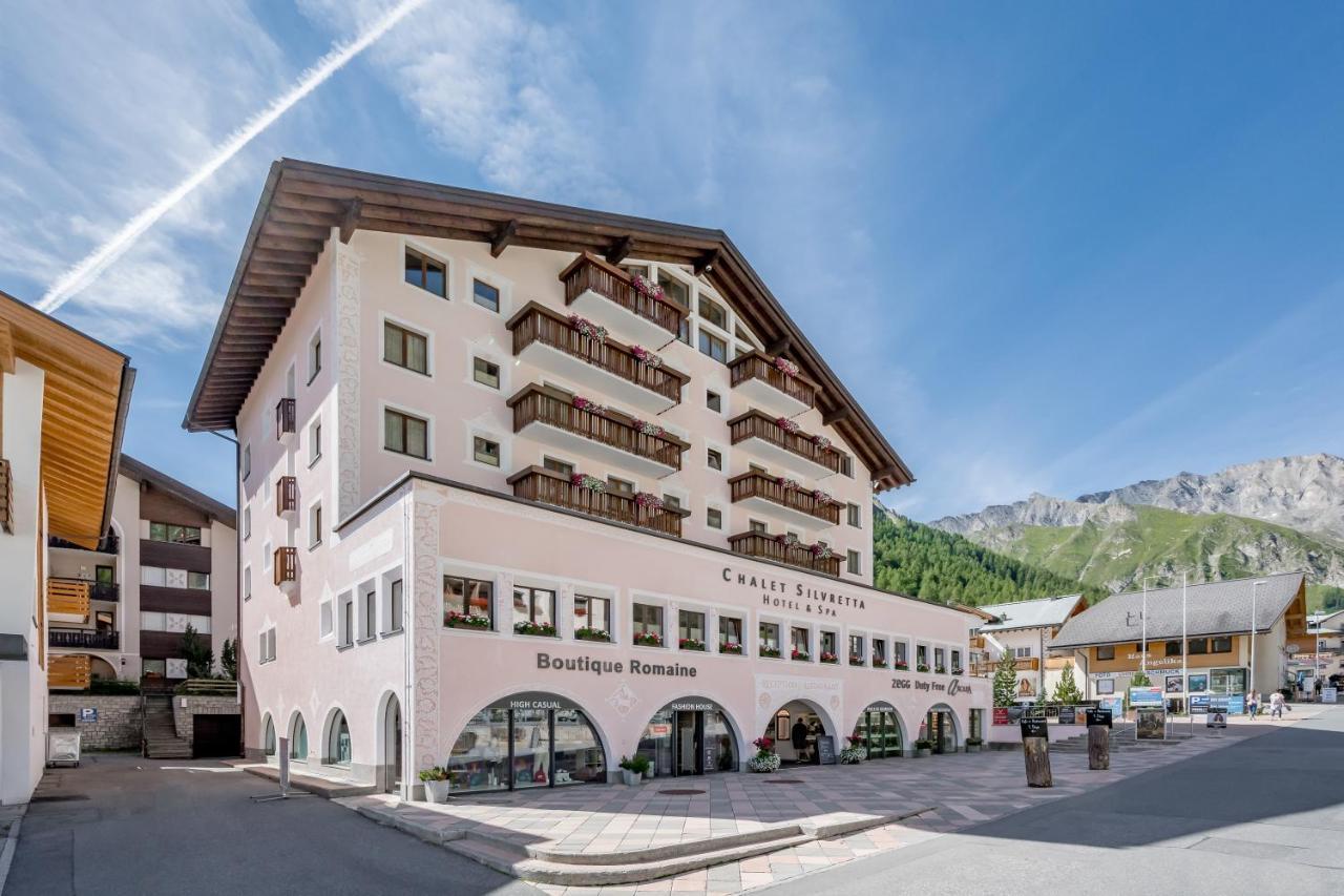 Chalet Silvretta Hotel & Spa Samnaun Exterior foto